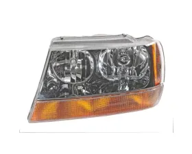 Quadratec Headlamp Assembly Driver Side Jeep Grand Cherokee WJ 1999-2002