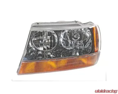 Quadratec Headlamp Assembly Driver Side Jeep Grand Cherokee WJ 1999-2002 - CS097-B101L