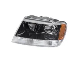 Quadratec Head Lamp Housing Driver Side Jeep Grand Cherokee WJ 2004-2006