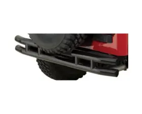 Quadratec QR3 Dual-Tube Rear Bumper Gloss Black Jeep CJ-5 | CJ-7 | CJ-8 1955-1986