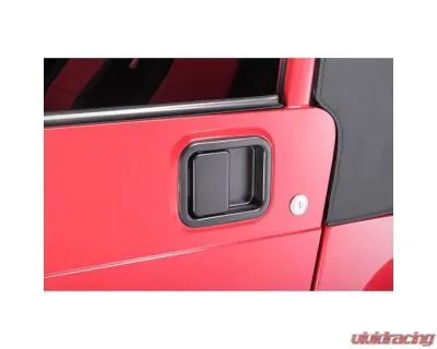Quadratec Full Steel Door Outside Paddle Handle in Black for Jeep 1982-2006 - HU-CR3833S-FL