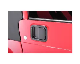Quadratec Full Steel Door Paddle Handle in Black for Jeep 1982-2006