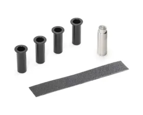 Quadratec Delrin Replacement Door Hinge Bushings for Jeep Wrangler 2-Door JK 2007-2018