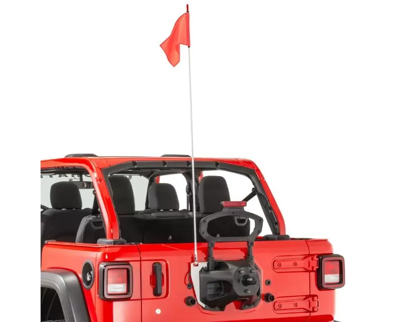 Quadratec Trail Flag Kit Jeep Wrangler 2-Door JK | Wrangler Unlimited 4-Door JK 2007-2018 - JK-FLGMK-R