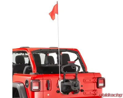 Quadratec Trail Flag Kit Jeep Wrangler 2-Door JK | Wrangler Unlimited 4-Door JK 2007-2018 - JK-FLGMK-R