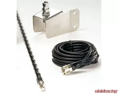 Quadratec CB Antenna Mount Kit Jeep Wrangler YJ 1987-1995 - JW-2SP