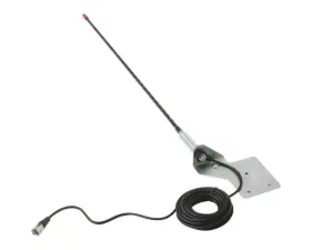 Quadratec Stainless Steel CB Antenna Mount with CB Antenna Jeep 1976-2006