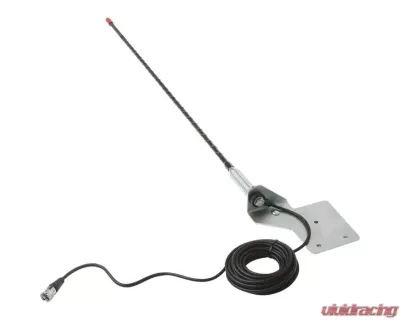 Quadratec Stainless Steel CB Antenna Mount with CB Antenna Jeep 1976-2006 - JW-TLMK-L