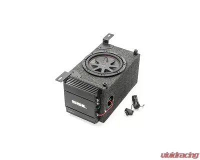 Quadratec Custom Rear Subwoofer Kit with 10" Kicker Comp 10 CVR Speaker & SSL Amp Jeep Wrangler TJ 1997-2002 - JWSUB10CVR