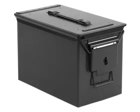 Quadratec Fat Fifty Black Locking Ammo Storage Can