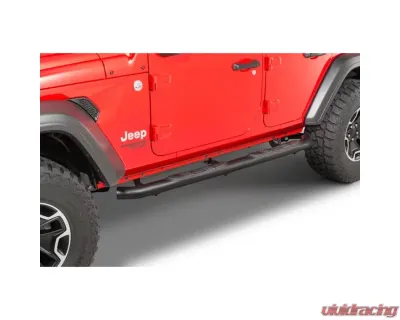 Quadratec QR3 Heavy Duty Side Steps Jeep Wrangler Unlimited 4-Door JL 2018-2021 - PW027559