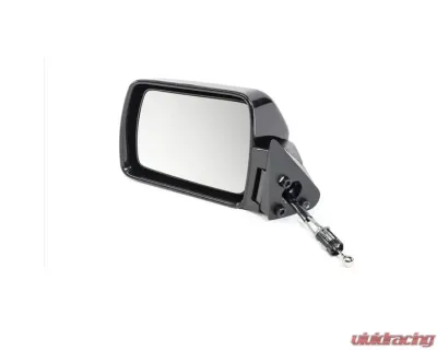 Quadratec Manual Replacement Mirror in Black for Driver Side on Jeep Cherokee XJ 1984-1996 - RM35001-122L