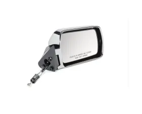 Quadratec Manual Replacement Mirror in Chrome for Passenger Side Jeep Cherokee XJ 1984-1996