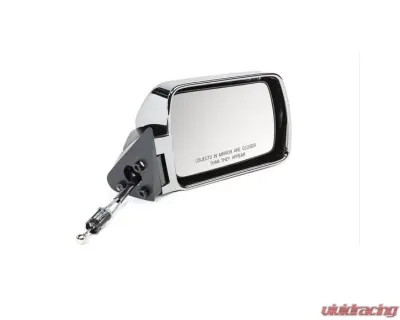 Quadratec Manual Replacement Mirror in Chrome for Passenger Side Jeep Cherokee XJ 1984-1996 - RM35001-132R