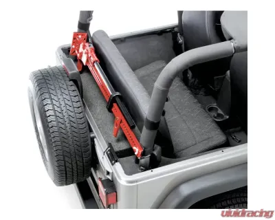 Quadratec Sport Cage Hi-Lift Jack Mount Jeep Wrangler 1997-2006 - TJ-HLJM