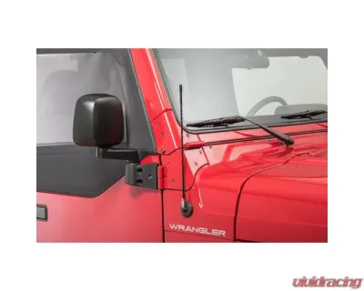 Quadratec 16" Hi Performance AM/FM Stubby Antenna for Jeep Wrangler TJ | YJ | Unlimited LJ 1987-2006 - YJTJ-ANT16