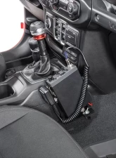 Quadratec Quick Disconnect CB Radio Mount Universal Application Jeep Gladiator | Wrangler 2-Door | 4-Door JK 2018-2021                                     - JL-CBMU - Image 6