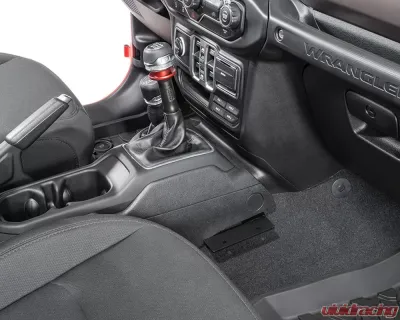 Quadratec Quick Disconnect CB Radio Mount Universal Application Jeep Gladiator | Wrangler 2-Door | 4-Door JK 2018-2021 - JL-CBMU