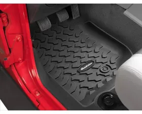 Quadratec Ultimate All Weather Floor Liners Front Pair Jeep Wrangler JK 2007-2013