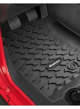 Quadratec Ultimate All Weather Floor Liners Front Pair Jeep Wrangler JK 2007-2013                                     - 14254-0301 - Image 5