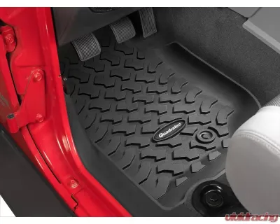 Quadratec Ultimate All Weather Floor Liners Front Pair Jeep Wrangler JK 2007-2013 - 14254-0301