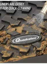 Quadratec Ultimate All Weather Floor Liners Front Pair Jeep Wrangler JK 2007-2013                                     - 14254-0301 - Image 4