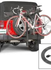 Quadratec 4 Bike Folding Bike Rack for 2" Receiver Hitch                                     - BC-7837-4 - Image 2