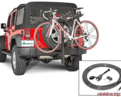 Quadratec 4 Bike Folding Bike Rack for 2" Receiver Hitch - BC-7837-4