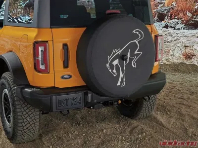 Ford Performance Spare Tire Cover Soft 32" Tire Abstract Bronco Cactus Gray Ford Bronco 2021+ - M2DZ-9945026-A
