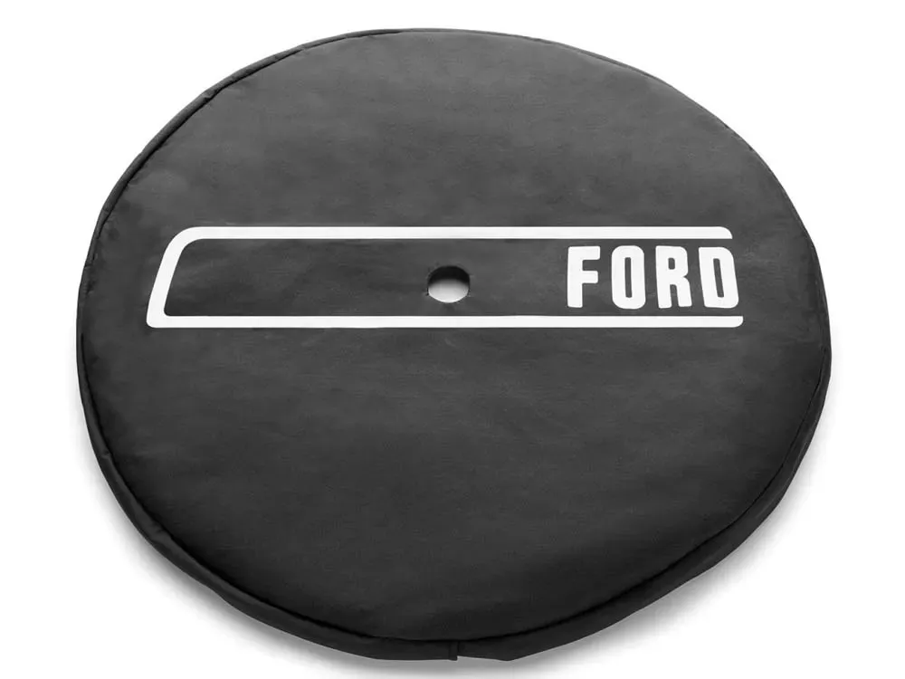 Ford Performance Spare Tire Cover Soft 32" Tire Ford TG Cactus Gray Ford Bronco 2021+ - M2DZ-9945026-E