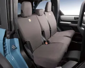 Ford Performance Rear Carhartt Pebble Grey Seat Covers Ford Bronco 2 Door 2021+