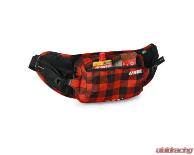 USWE Waist 2L Hip Pack Flannel Red - 202083048