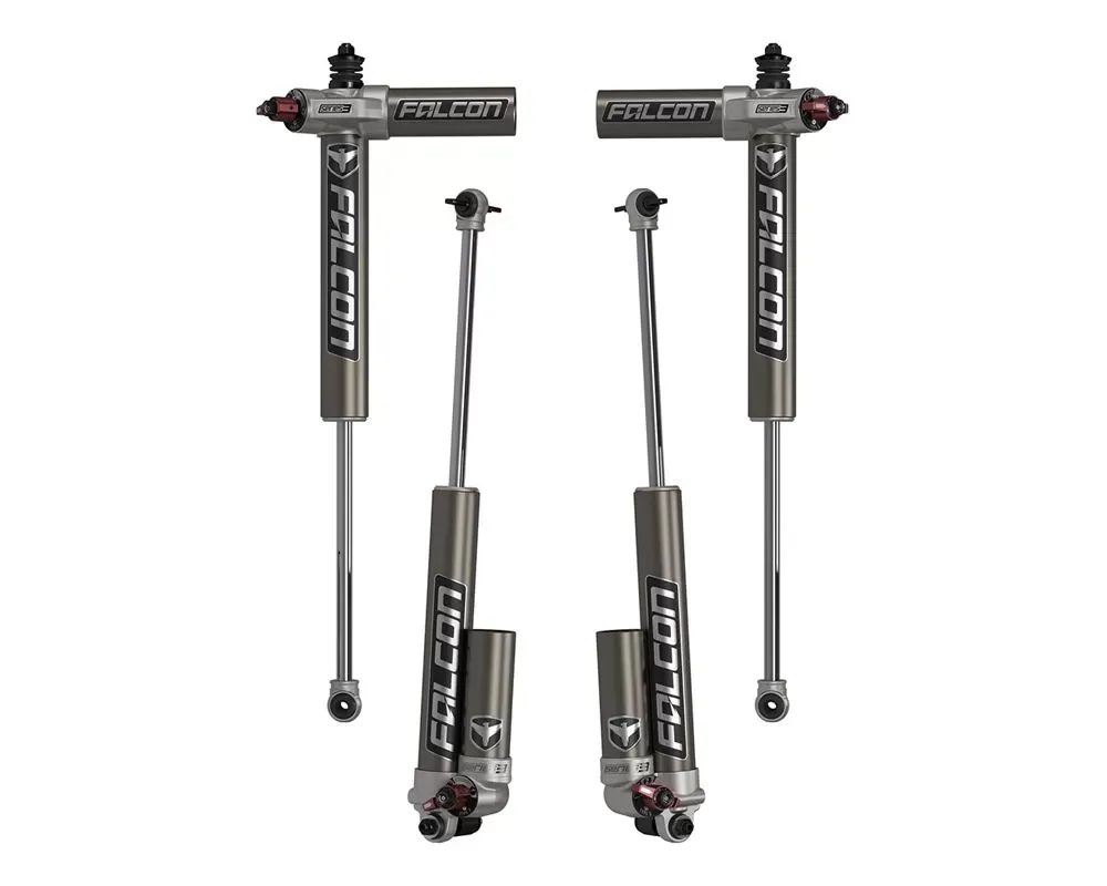 Falcon Series 3.3 Fast Adjust Piggyback Shock Kit 3-4.5 Inch Lift Jeep Wrangler JK 4 Door 2007-2018 - 03-02-33-400-253