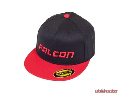 Falcon Shocks FlexFit 2-Tone Flat Visor Hat Black/Red - Small/Medium - 93-07-02-011