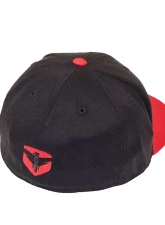 Falcon Shocks FlexFit 2-Tone Flat Visor Hat Black/Red - Small/Medium                                     - 93-07-02-011 - Image 2