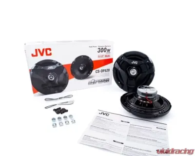 JVC 6-1/2" (16cm) 2-Way Coaxial Speakers - CS-DF620