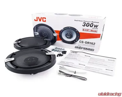 JVC 6-1/2" (16cm) 2-Way Coaxial Speakers - CS-DR162