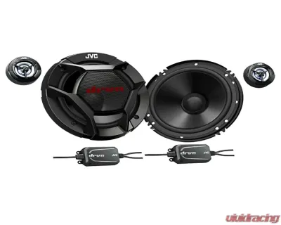 JVC 6-1/2" 2-Way Component Speakers w/ A2 Warranty - CS-DR601C