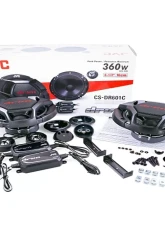 JVC 6-1/2" 2-Way Component Speakers w/ A2 Warranty                                     - CS-DR601C - Image 5