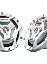 JVC Water Resistant Woofers 6-1/2" 2-Way Coaxial Speakers (White) w/ A2 Warranty                                     - CS-DR6201MW - Image 5