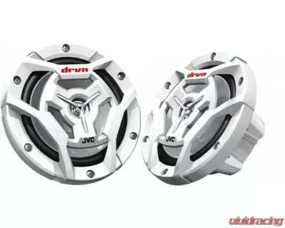 JVC Water Resistant Woofers 6-1/2" 2-Way Coaxial Speakers (White) w/ A2 Warranty - CS-DR6201MW