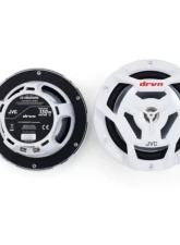 JVC Water Resistant Woofers 6-1/2" 2-Way Coaxial Speakers (White) w/ A2 Warranty                                     - CS-DR6201MW - Image 2