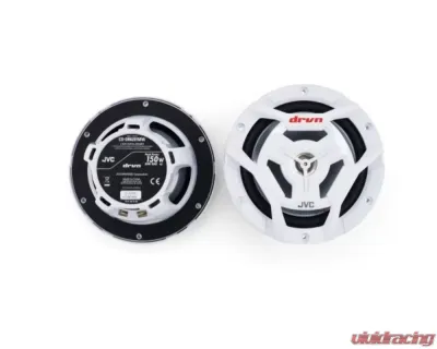 JVC Water Resistant Woofers 6-1/2" 2-Way Coaxial Speakers (White) w/ A2 Warranty - CS-DR6201MW