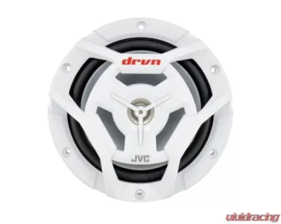 JVC Water Resistant Woofers 6-1/2" 2-Way Coaxial Speakers (White) w/ A2 Warranty - CS-DR6201MW