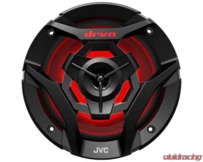 JVC 21-color LED Illumination 6.5inch 2-Way Coaxial Speakers (Black) w/ A2 Warranty - CS-DR620MBL