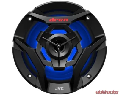 JVC 21-color LED Illumination 6.5inch 2-Way Coaxial Speakers (Black) w/ A2 Warranty - CS-DR620MBL