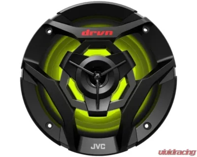 JVC 21-color LED Illumination 6.5inch 2-Way Coaxial Speakers (Black) w/ A2 Warranty - CS-DR620MBL