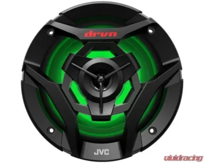 JVC 21-color LED Illumination 6.5inch 2-Way Coaxial Speakers (Black) w/ A2 Warranty - CS-DR620MBL