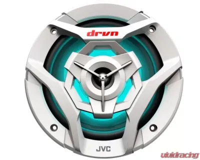 JVC 21-color LED Illumination 6.5inch 2-Way Coaxial Speakers (White) w/ A2 Warranty - CS-DR621MWL