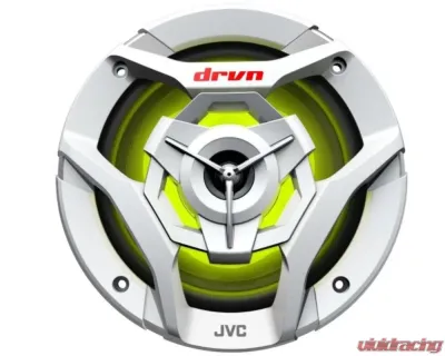 JVC 21-color LED Illumination 6.5inch 2-Way Coaxial Speakers (White) w/ A2 Warranty - CS-DR621MWL
